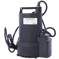 1 4 Hp Automatic Swimming Pool Cover Pump 120 V Submersible With 3 4 Check Valve Adapter1850 Gph Water Removal For Pool, Hot Tubs, Rooftops, Water Beds And More Black Blue Abs