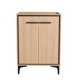 24'' Bathroom Vanity Without Top Sink, Modern Bathroom Storage Cabinet With 2 Soft Closing Doors, Single Sink Bathroom Vanity Oak Bathroom American Design Engineered Wood