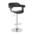 1Pc Modern Adjustable Barstool Motion And Hydraulic Lift Full 360 Swivel Adjust Seat Height Range 24