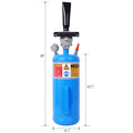 Tire Bead Seater, 1.8Gal 7L Air Tire Bead Blaster, 120 Psi Handheld Bead Bazooka, Portable Tire Inflator Tool, 85 116 Psi Operating Pressure For Tractor Truck Atv Car And Automobile Repair Blue Steel