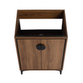 24'' Bathroom Vanity Without Top Sink, Modern Bathroom Storage Cabinet With 2 Soft Closing Doors, Single Sink Bathroom Vanity Brown Bathroom American Design Engineered Wood