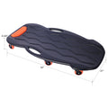 Plastic Creeper 42 Inch With Carrying Bag Blow Molded Ergonomic Hdpe Body With Padded Headrest & Dual Tool Trays 330 Lbs Capacity Orange Black Hdpe