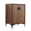 24'' Bathroom Vanity With Top Sink, Modern Bathroom Storage Cabinet With 2 Soft Closing Doors, Single Sink Bathroom Vanity Brown Bathroom American Design Ceramic Engineered Wood