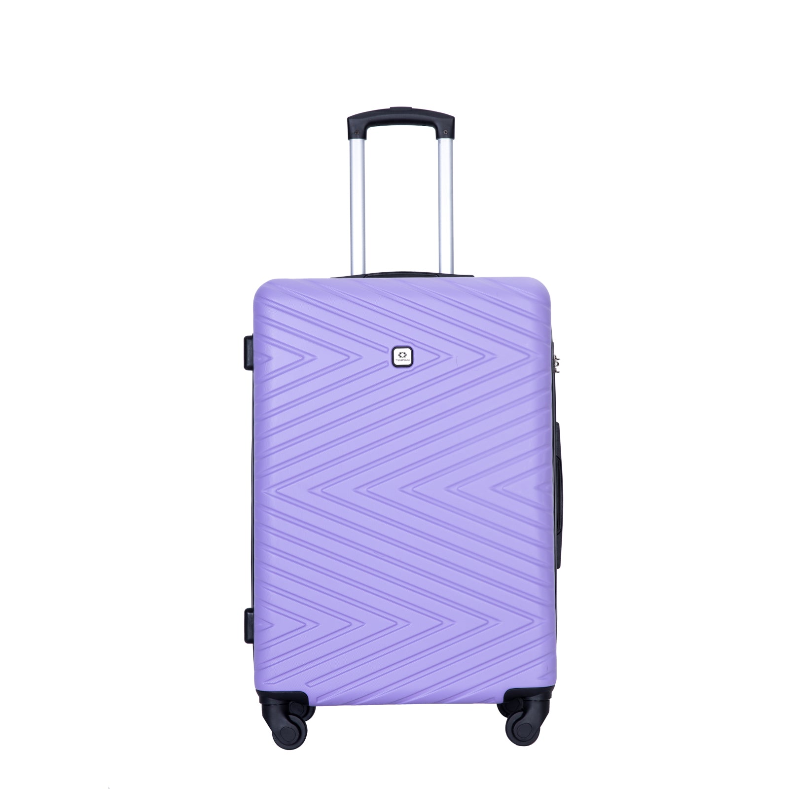 Luggage 4 Piece Abs Lightweight Suitcase With Rotating Wheels, 24 Inch And 28 Inch With Tsa Lock, 16 20 24 28 Light Purple Light Purple Abs