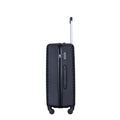 Luggage 4 Piece Abs Lightweight Suitcase With Rotating Wheels, 24 Inch And 28 Inch With Tsa Lock, 16 20 24 28 Black Black Abs