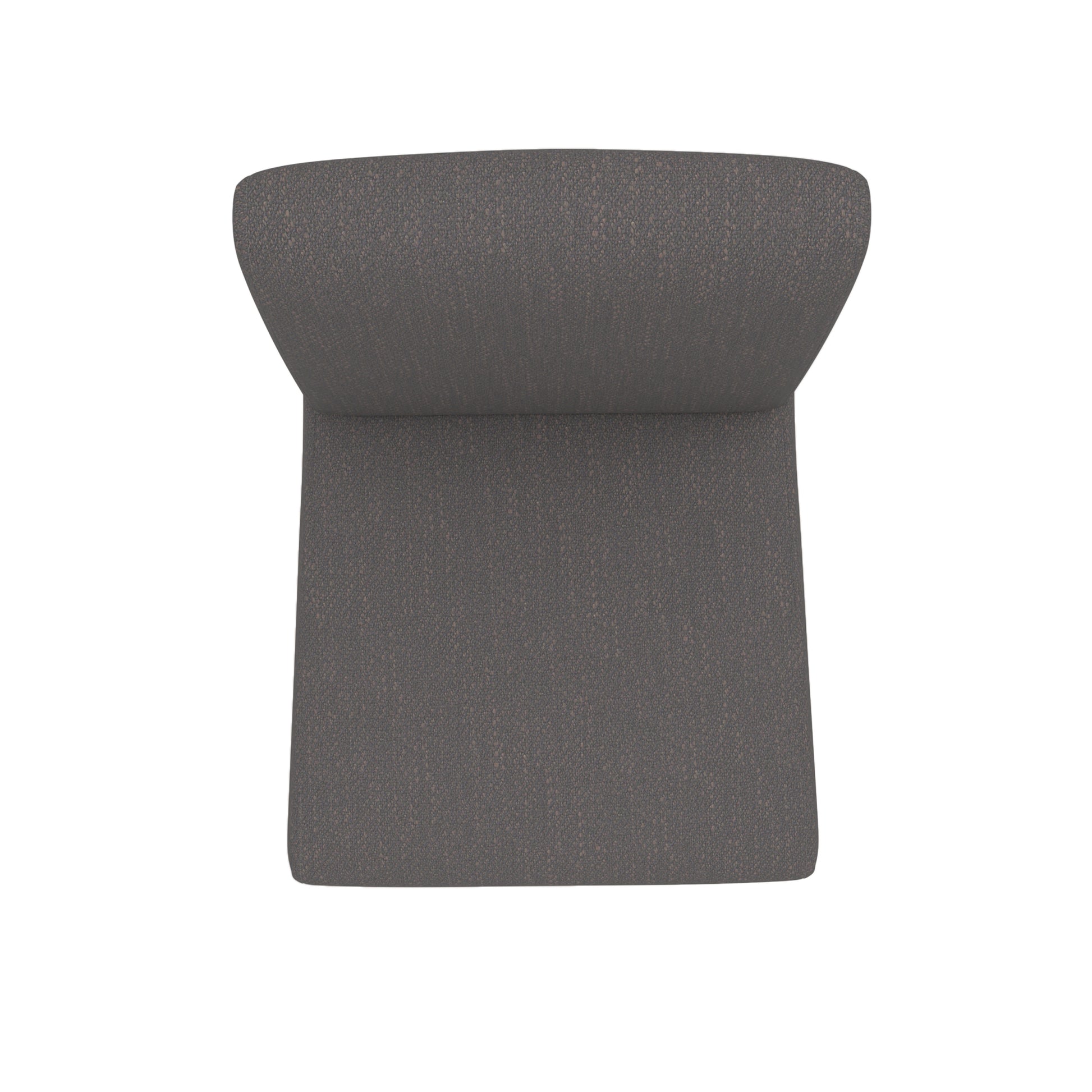 Set Of 2 30.25'' Contemporary Fabric Bar Stool, Dark Grey Dark Grey Fabric