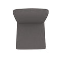 30.25'' Contemporary Fabric Bar Stool, Dark Grey Dark Grey Fabric