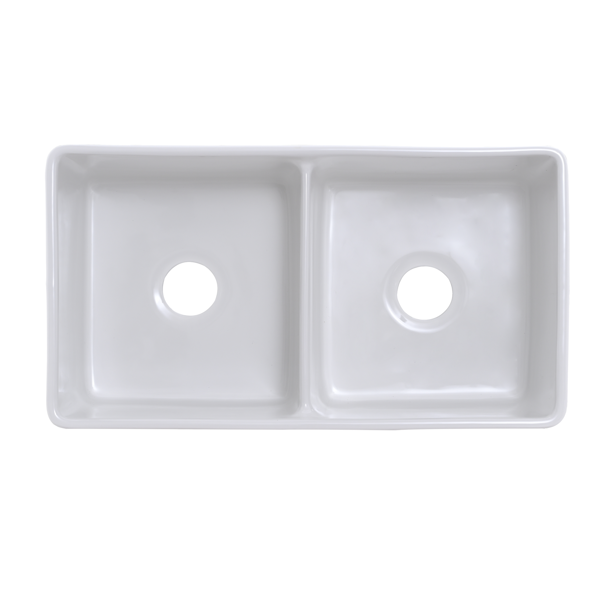 Double Blow White Farmhouse Sink Deep Apron Sink Undermount Farmhouse Kitchen Sink Single Farm Sink White Fireclay