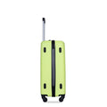 Luggage 4 Piece Abs Lightweight Suitcase With Rotating Wheels, 24 Inch And 28 Inch With Tsa Lock, 16 20 24 28 Fluorescent Green Fluorescent Green Abs