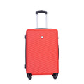 Luggage 4 Piece Abs Lightweight Suitcase With Rotating Wheels, 24 Inch And 28 Inch With Tsa Lock, 16 20 24 28 Red Red Abs