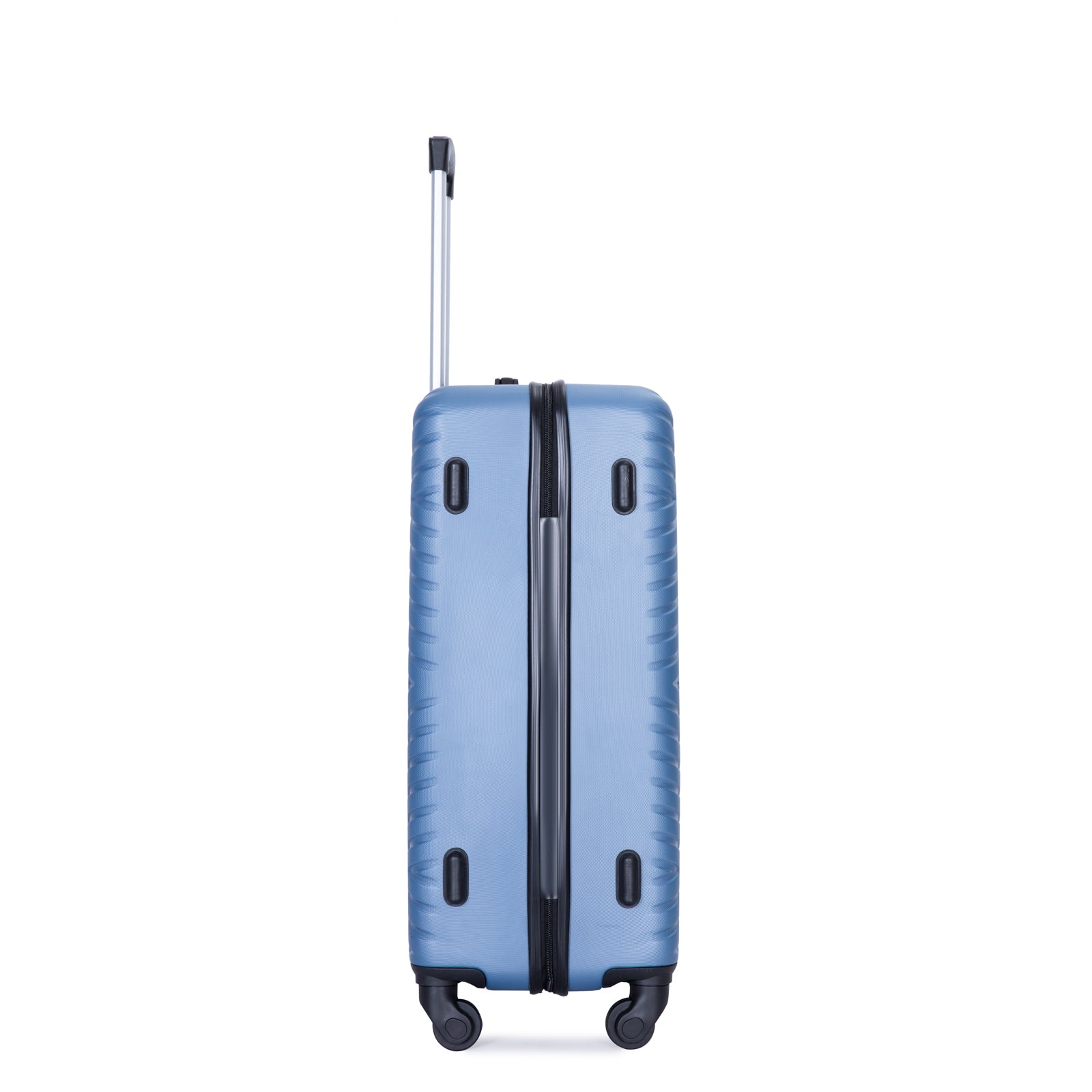 Luggage 4 Piece Abs Lightweight Suitcase With Rotating Wheels, 24 Inch And 28 Inch With Tsa Lock, 16 20 24 28 Blue Blue Abs