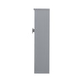 35'' X 28'' Modern Wall Mounted Bathroom Storage Cabinet, Bathroom Wall Cabinet With Mirror, Medicine Cabinet With Towels Bar Grey 2 5 Mirror Included Bathroom Wall Mounted Mdf Painted