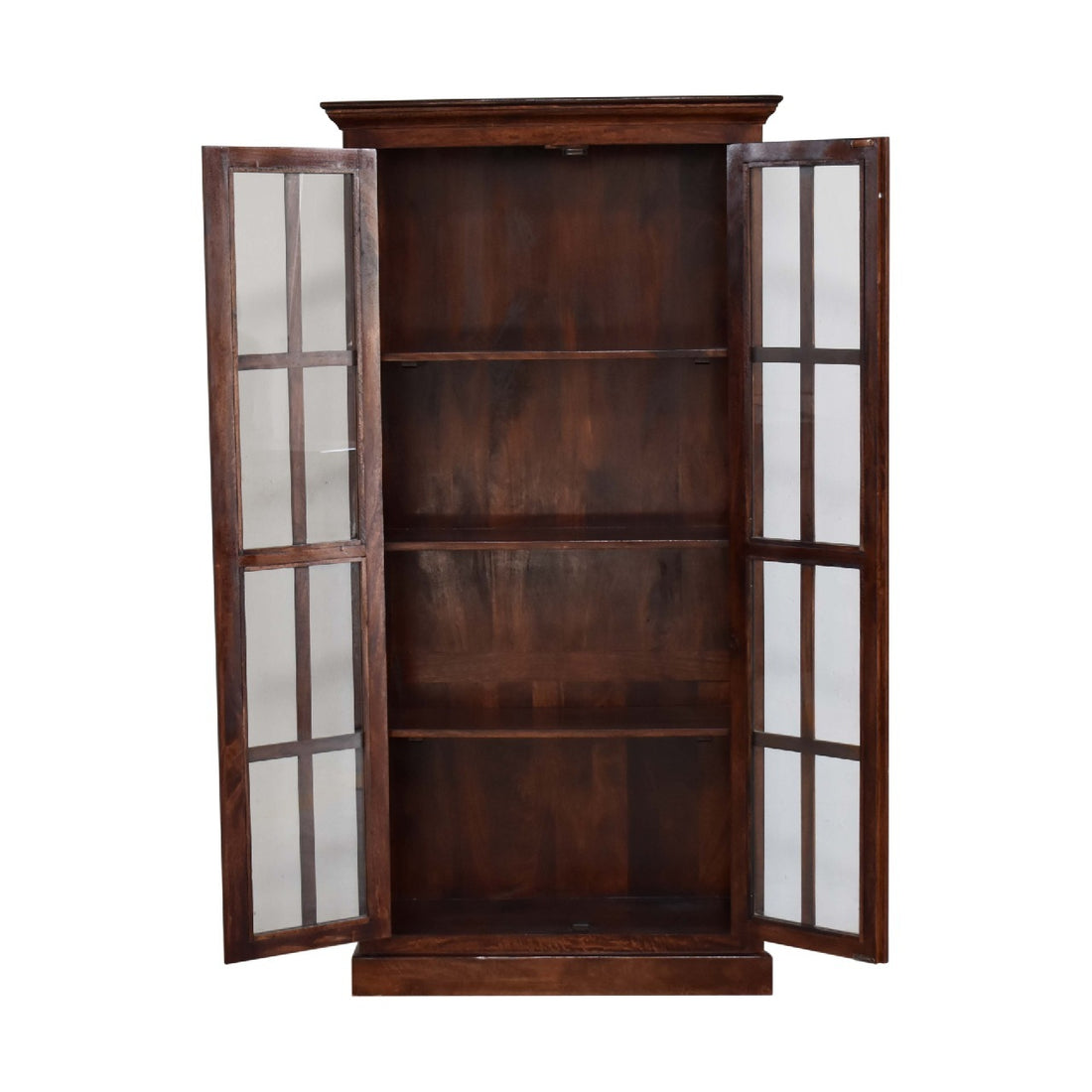 Tall Cherry Glazed Cabinet Cherry Solid Wood