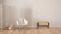 Larissa Large Coffee Table Oak Wood Rattan