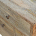 Solid Wood Nordic Style 4 Drawer Multi Bedside Light Oak Light Brown 4 Drawers Bedroom With Legs Contemporary,French Country,Traditional Mango Oak Wood Solid Wood
