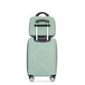 2Piece Luggage Sets Abs Lightweight Suitcasespinner Wheels, 20 14 Olive Green Olive Green Abs