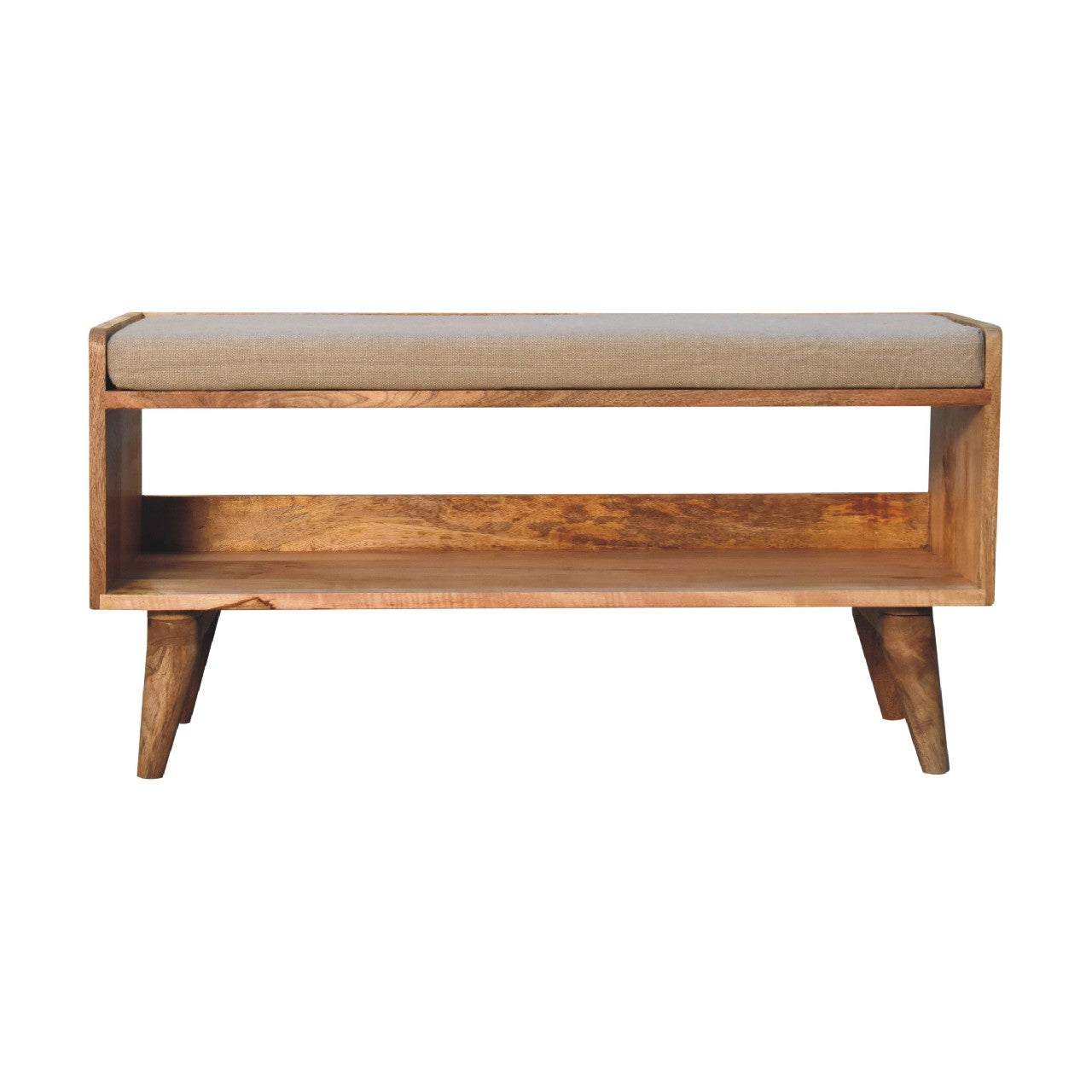 Oak Ish Nordic Storage Bench Oak Solid Wood