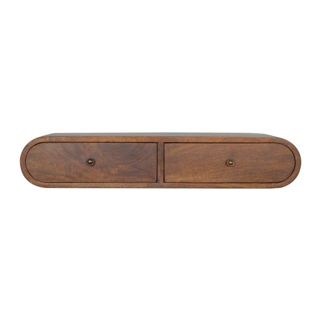 Floating Chestnut London Console Chestnut Solid Wood