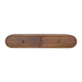 Floating Chestnut London Console Chestnut Solid Wood
