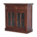 Cherry Glazed Cabinet Cherry Solid Wood