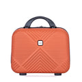 2Piece Luggage Sets Abs Lightweight Suitcasespinner Wheels, 20 14 Dark Orange Orange Dark Orange Abs