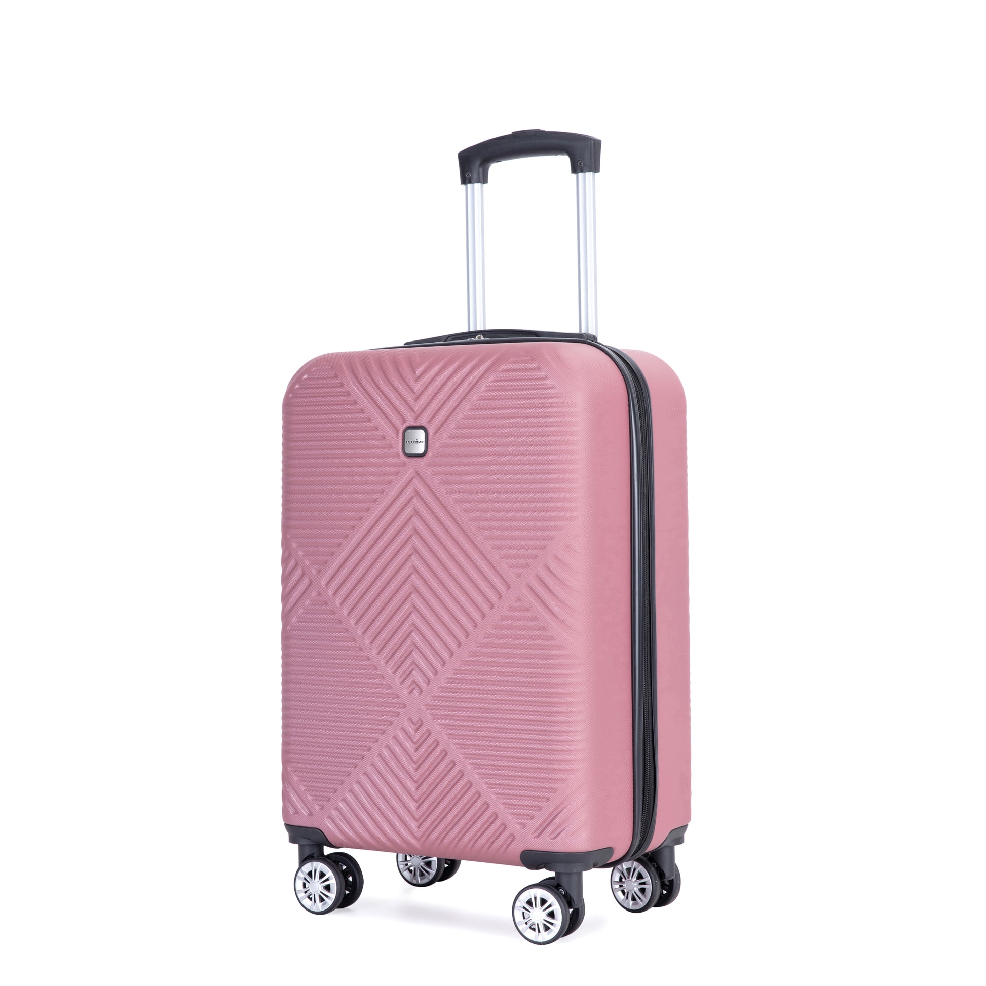 2Piece Luggage Sets Abs Lightweight Suitcasespinner Wheels, 20 14 Pink Pink Abs