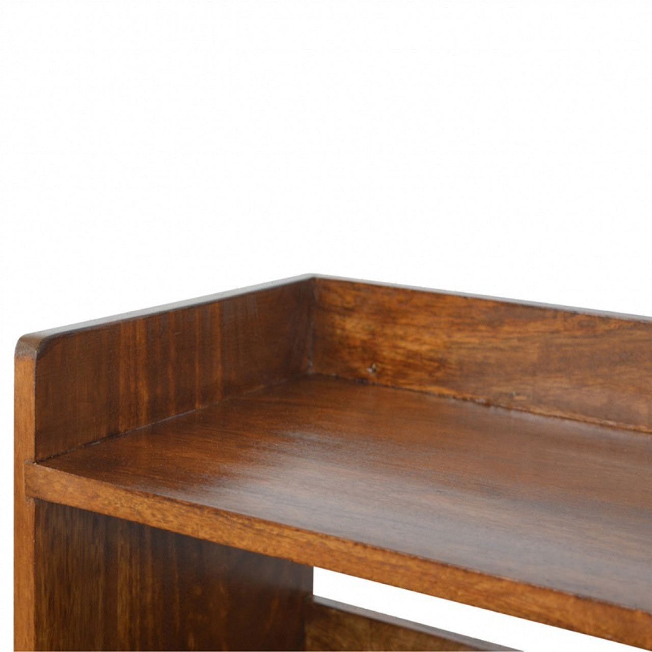 Chestnut Nordic Storage Bench Chestnut Solid Wood