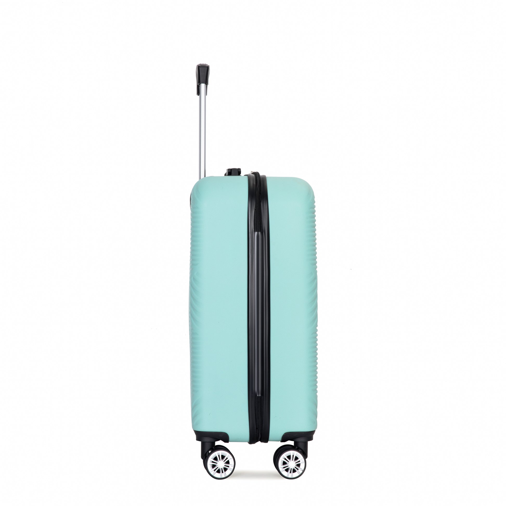 2Piece Luggage Sets Abs Lightweight Suitcasespinner Wheels, 20 14 Light Blue Light Blue Abs