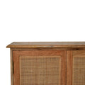 Close Knit Lounge Cabinet Oak Wood Rattan