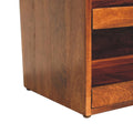 Buffalo Hide Pull Out Chestnut Shoe Storage Bench Chestnut Leather Solid Wood