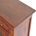 Cherry Glazed Cabinet Cherry Solid Wood