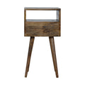 Mini Grey Washed Bedside Gray Wash Solid Wood