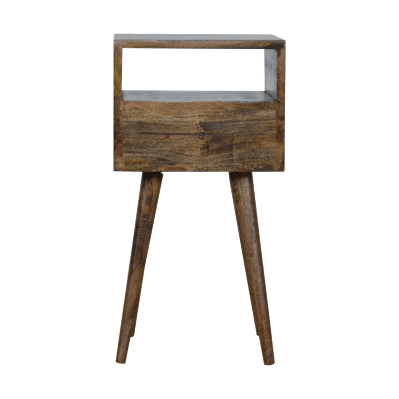 Mini Grey Washed Bedside Gray Wash Solid Wood