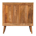 Slade Cabinet Stone Gray Solid Wood