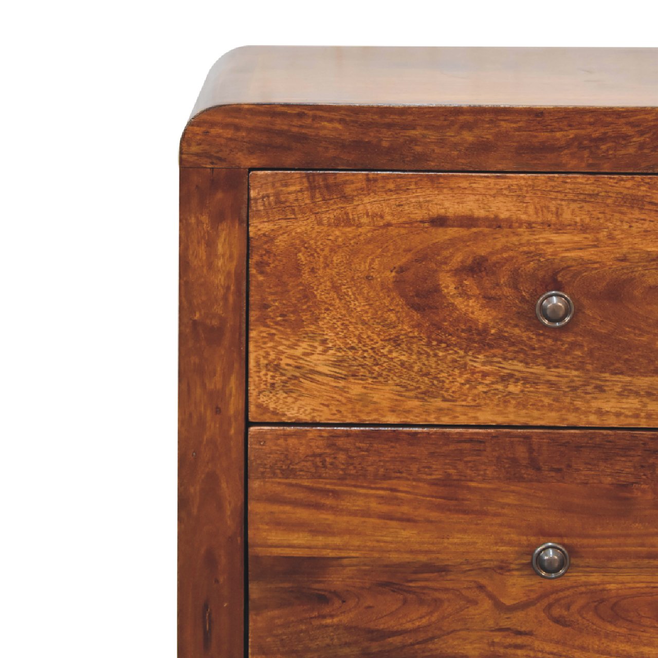 Naya Bedside Chestnut Solid Wood