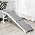 Pawhut Dog Ramp For Bed, Pet Ramp For Dogs With Non Slip Carpet And Top Platform, 60