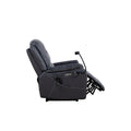 Liyasi Zero Gravity Power Recliner With Comfortable Lying Degree, Massage, Heating And Phone Holder, Side Pockets, Usb Charge Ports, Enjoy Extreme Relaxation Black Power Remote Primary Living Space Medium Soft Eucalyptus Foam Bonded Leather