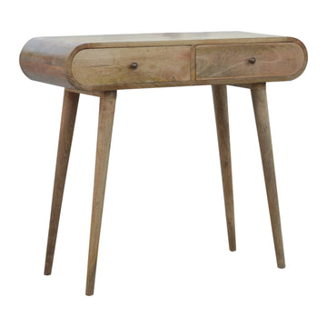 London Console Table Oak Solid Wood