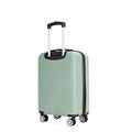 2Piece Luggage Sets Abs Lightweight Suitcasespinner Wheels, 20 14 Olive Green Olive Green Abs