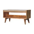 Oak Ish Nordic Storage Bench Oak Solid Wood