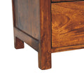 Naya Bedside Chestnut Solid Wood