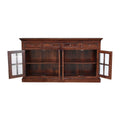 Large Cherry Glazed Sideboard Cherry Solid Wood