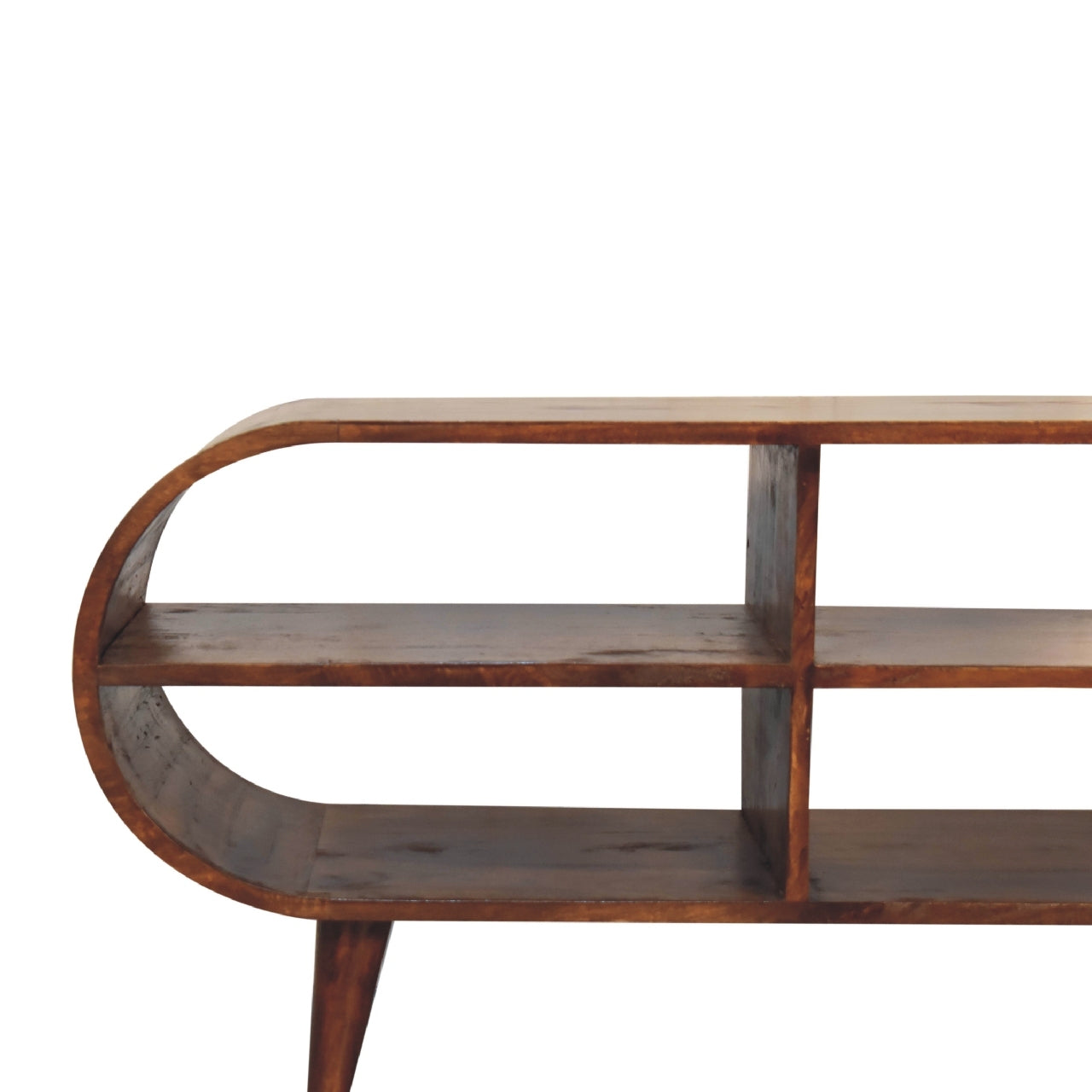 Moda Chestnut Media Unit Chestnut Solid Wood