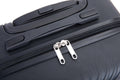 4 Piece Abs Lightweight Suitcase, 14 Inch Makeup Box, Aircraft Wheels 14 20 24 28 Black Black Abs