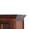 Tall Cherry Glazed Cabinet Cherry Solid Wood