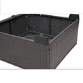 Outdoor Garden Patio Furniture 7 Piece Pe Rattan Wicker Cushioned Sofa Sets And Coffee Table, Patio Furniture Set Outdoor Couch Outdoor Couch Patio Furniture Outdoor Sofa Patio Couch Yes Complete Patio Set Black Blue Rust Resistant Frame Water Resistant