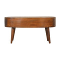 Chestnut Wave Coffee Table Chestnut Solid Wood