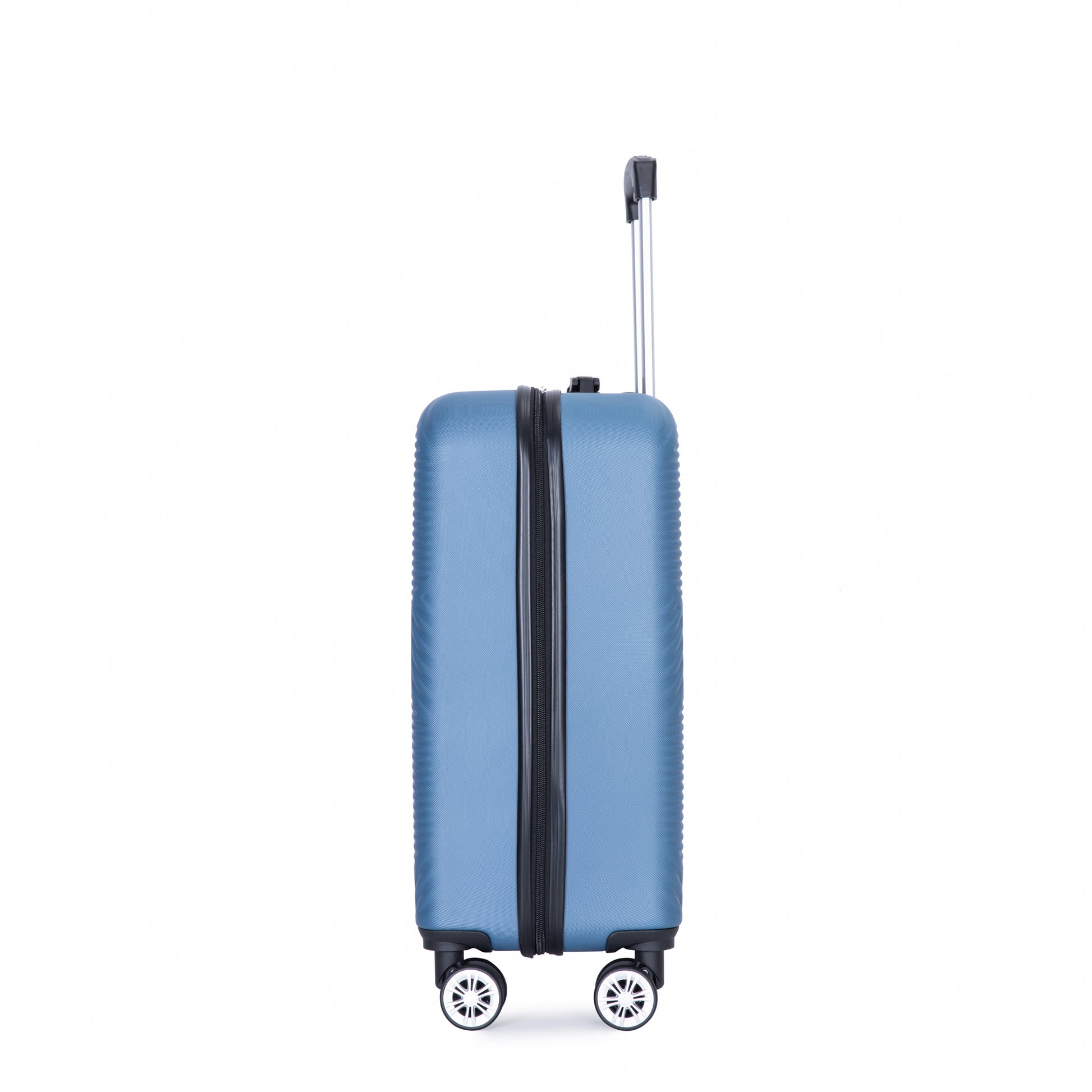 2Piece Luggage Sets Abs Lightweight Suitcasespinner Wheels, 20 14 Blue Blue Abs