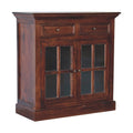 Cherry Glazed Cabinet Cherry Solid Wood