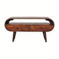 Chestnut Circular Tv Stand Chestnut 39 Inches Or Less Solid Wood